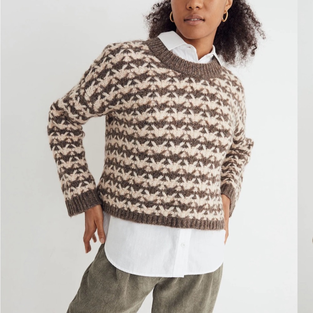 Madewell Women's Aldridge Crop Pullover Sweater